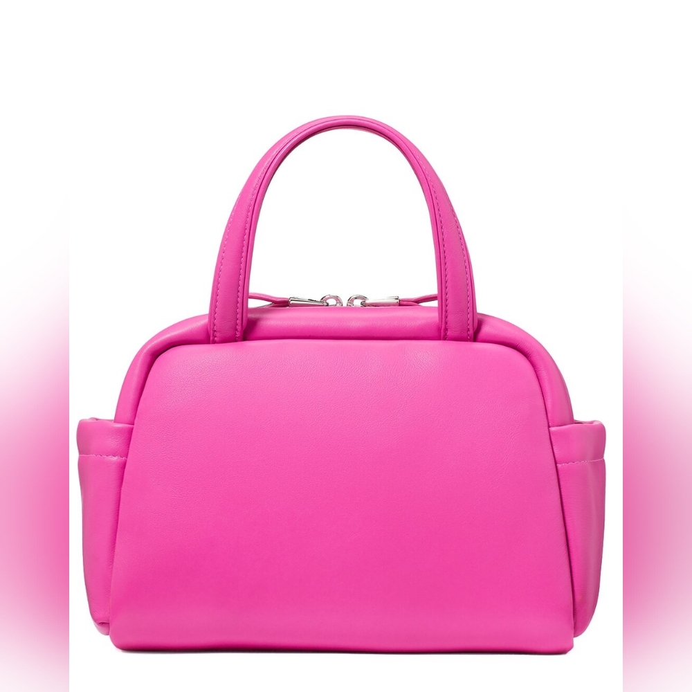 NWT Kate Spade Pink Puffy Smooth Leather Crossbody Sachel - Picture 6 of 6